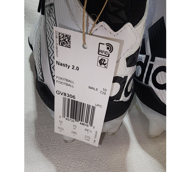 adidas nasty 2.0 football cleats men size 10.5 - Picture 6 of 10